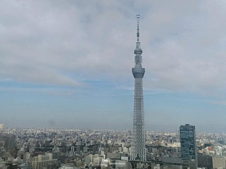 
東京など関東は急速に天気回復　午後は日差しが暖か
        