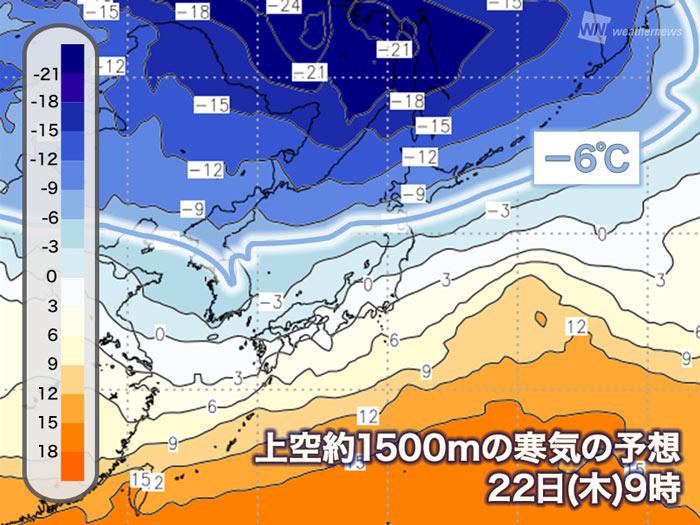 
週末・来週と次々寒気南下　北海道は市街地でも積雪のおそれ
        