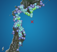 
北海道・青森県で震度3の地震　津波被害の心配なし
        