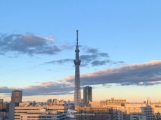 
冬晴れの関東　東京で朝から晴れるのは約2週間ぶり
        