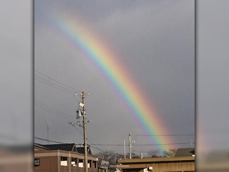 
名古屋など急な雨　雨のあとは愛知、岐阜で虹ラッシュ
        