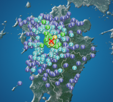 
熊本県で震度5弱の地震発生　津波の心配はなし
        