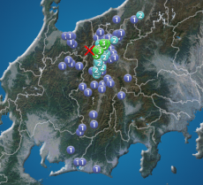 
長野県で震度3の地震発生
        