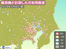 
東京など関東各地で今年一番の花粉飛散を観測
        