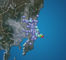 
千葉県で震度3の地震発生
        