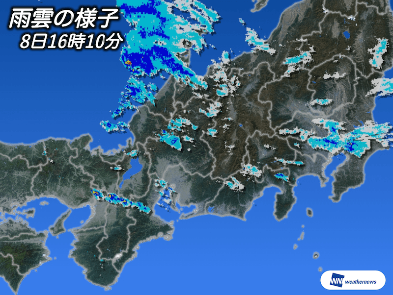 
近畿、北陸で天気急変　帰宅時は強雨やアラレなどに注意
        