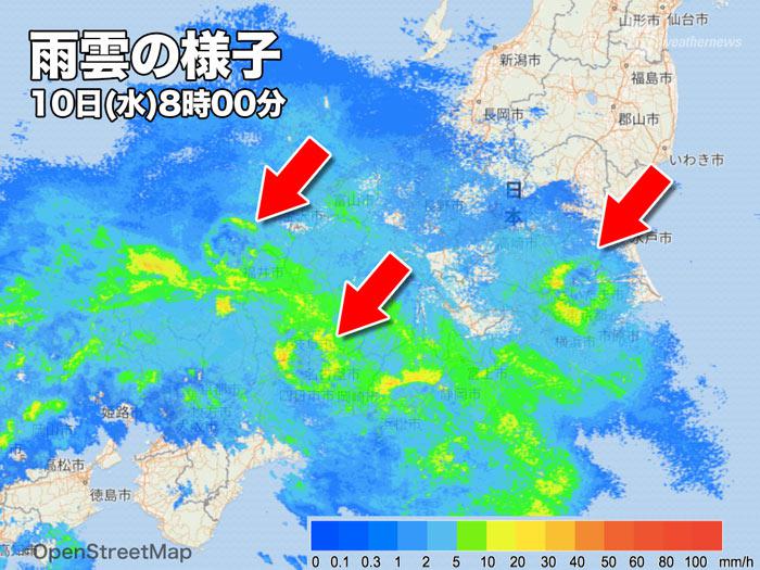 
ブライトバンド出現　東京は上空1000m付近で雪が雨に変化
        