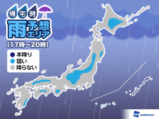 
16日(木)帰宅時の天気　沖縄は梅雨空続く　本州内陸部はにわか雨注意
        