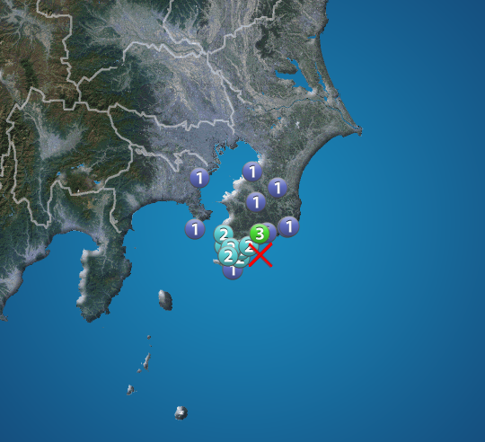 
千葉県で震度3の地震発生
        