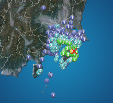 
千葉県で震度4　津波の心配なし
        