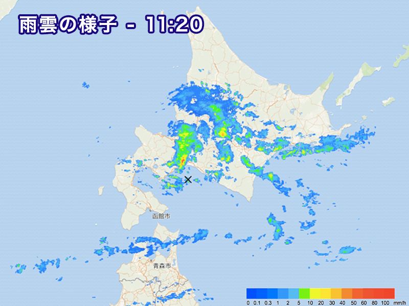 
北海道は朝から本降りの雨　札幌は１か月ぶりの雨量に
        