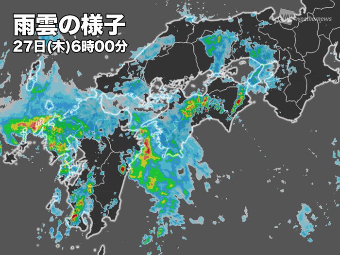 
今朝は九州北部で強い雨　もうひとつの”元”熱帯低気圧が接近
        