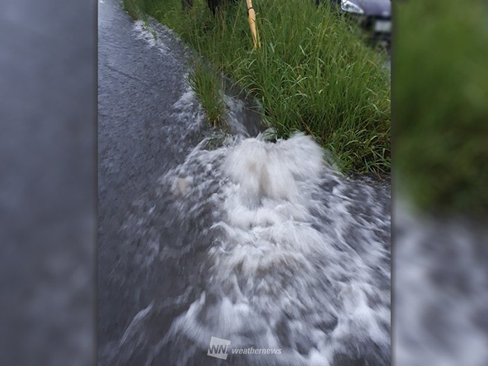 
鹿児島県内で猛烈な雨　一部では用水路の氾濫も
        