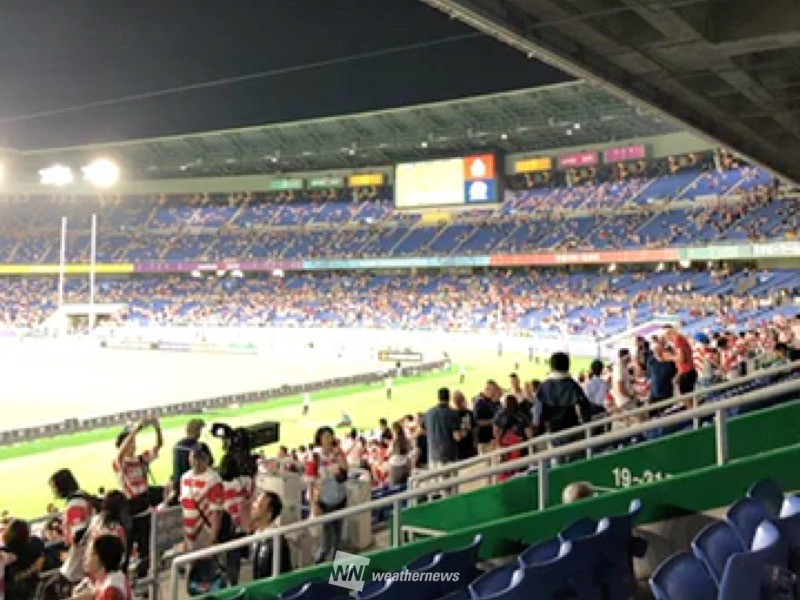 
ラグビーW杯 南アフリカ戦の天気　雲優勢でも問題なし
        