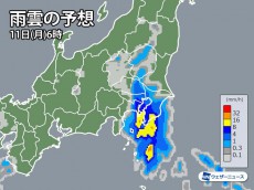 
東京など関東各地　週明けは雨でスタート
        
