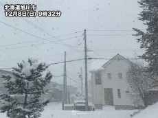 
北海道　旭川などで積雪急増　今夜にかけ断続的に降雪
        