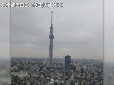 
東京は12時で8.4℃　午後も防寒と傘が必須
        