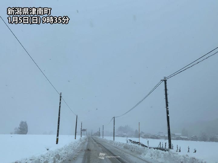 
北陸や関東甲信の山沿いは一晩で30cmのドカ雪
        