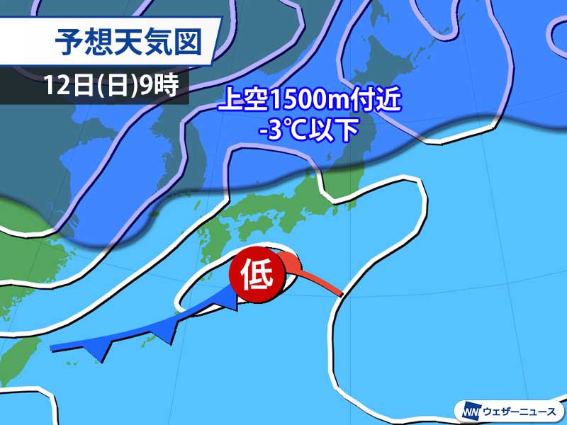 
三連休に南岸低気圧　東京など関東は雪にならず雨予想
        