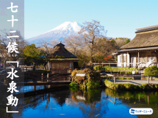 
七十二候「水泉動」　日本各地の美しい泉をご紹介
        