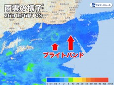
ブライトバンドが出現　東京は上空500m付近で雪が雨に変化
        
