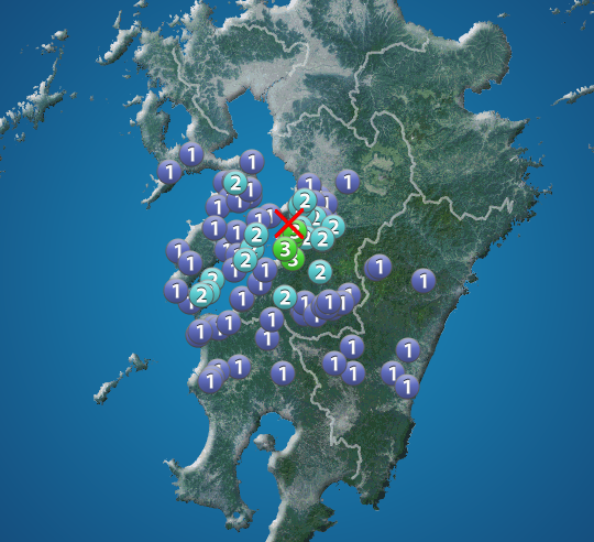 
熊本県で震度3の地震発生
        