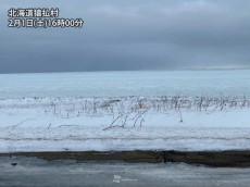
北海道道北の沿岸に流氷　昨日までの強い風で南下
        