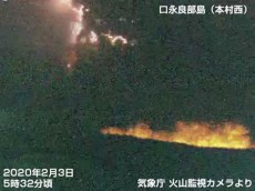 
3日(月) 鹿児島・口永良部島が噴火　火砕流も発生
        