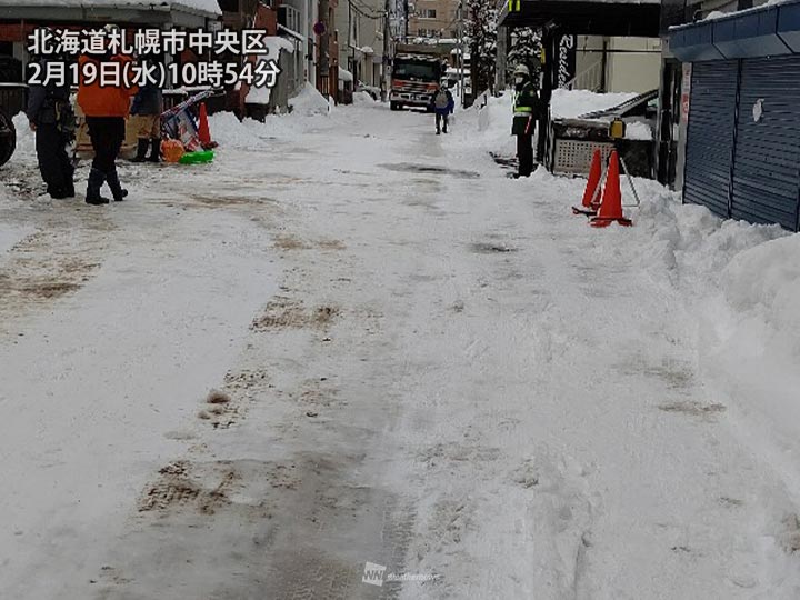 
北日本の雪は小康状態　夜は東北で再び強雪に注意
        