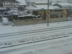 
日本海側で積雪急増　西日本も広い範囲で雪に
        