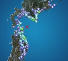 
青森県東方沖で地震　青森と北海道で震度3
        