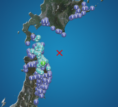 
岩手県で震度3の地震発生
        