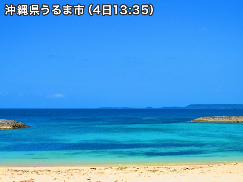 
沖縄は5月最初の夏空　那覇は今年最高の暑さに
        