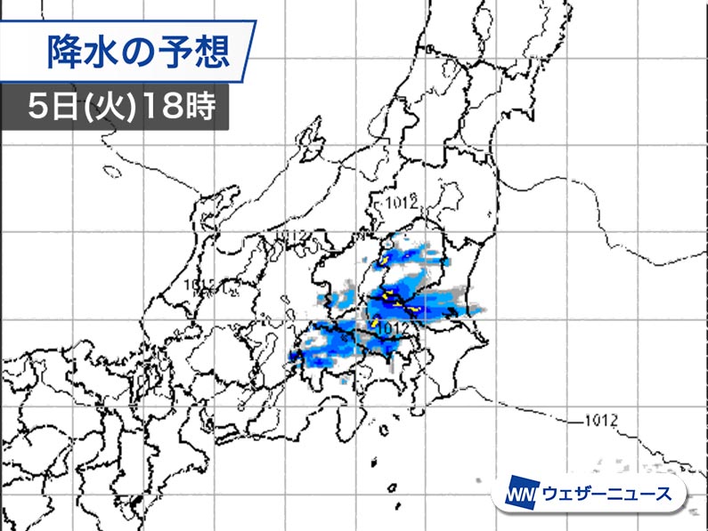 
関東 午後は雨雲発生　晴れていても油断は禁物
        