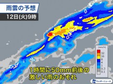 
梅雨入りした沖縄　明日12日(火)は激しい雨のおそれ
        