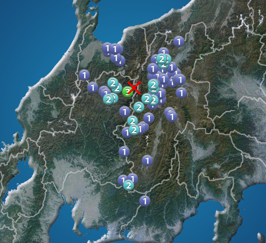 
岐阜県で震度3の地震発生
        