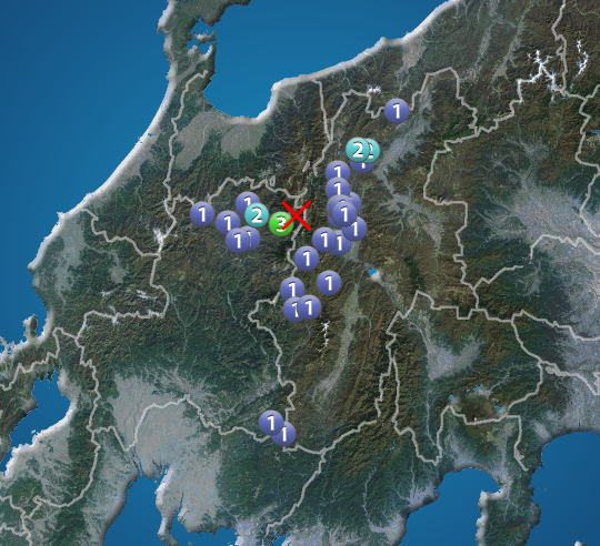 
岐阜県で震度3の地震発生
        