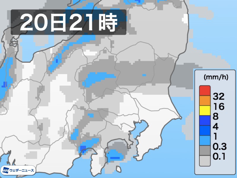 
今夜、関東甲信でにわか雨や雷に注意
        