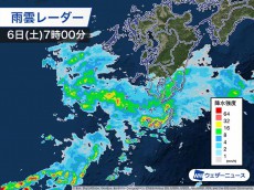 
屋久島で非常に激しい雨　土砂災害警戒情報発表
        