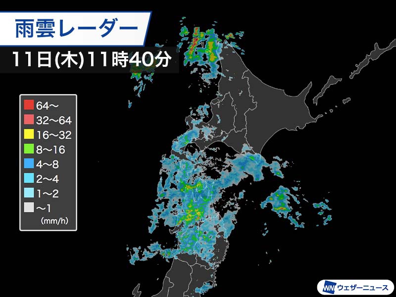 
梅雨入りしなかった東北北部　強い雨や落雷に注意
        