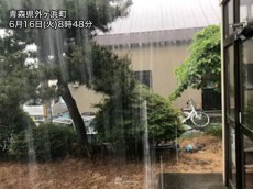
北日本で局地的に強い雨　関東も午後は雷雨に注意
        