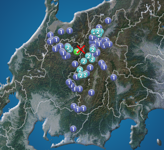 
岐阜県で震度3の地震発生
        