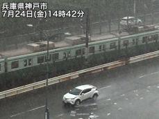 関西では深夜から明朝は激しい雷雨のおそれ　岐阜など東海西部でも