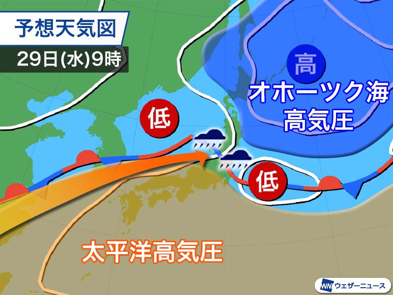北陸や東北、関東で大雨のおそれ　来週は梅雨前線が北上