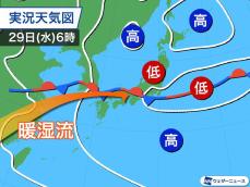 東北の雨は小康状態に　西日本は日本海側で強雨注意