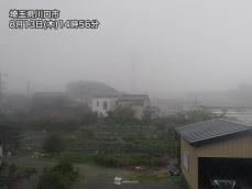 今日も埼玉県で雨雲急発達　ゲリラ豪雨に注意
