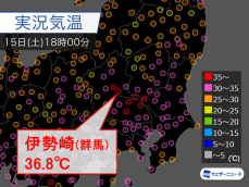 関東は気温下がらず　夜も熱中症に警戒