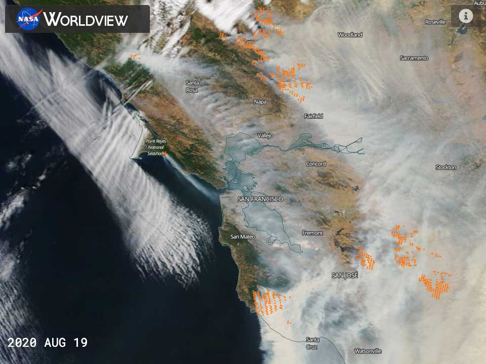 米カリフォルニア州で山火事多発　非常事態宣言も