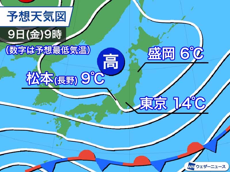 気温変化が大きな1週間　半袖と暖房両方に出番も