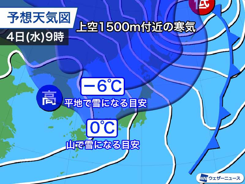 来週は札幌でも初雪の可能性高く　冬用タイヤの準備は早めに